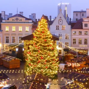 Christmas Tour with entrance to Medieval Tower and tasting hot wine and Vana Tallinn Liqueur